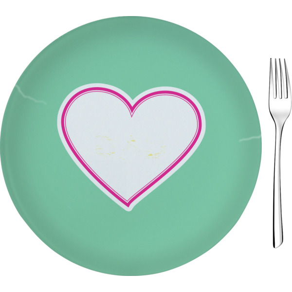 Custom Design Your Own 8" Glass Appetizer / Dessert Plate