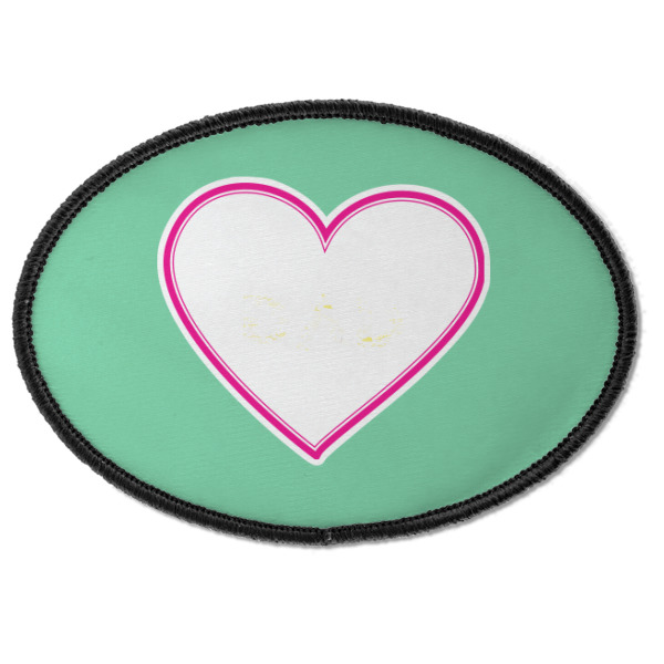 Custom Design - Iron On Patch - Oval - Front
