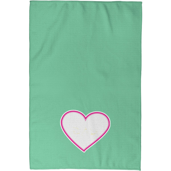 Custom Design - Waffle Weave Towel - Full Color Print - Approval Image