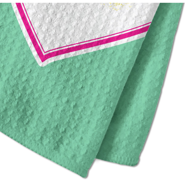 Custom Design - Waffle Weave Towel - Closeup of Material Image