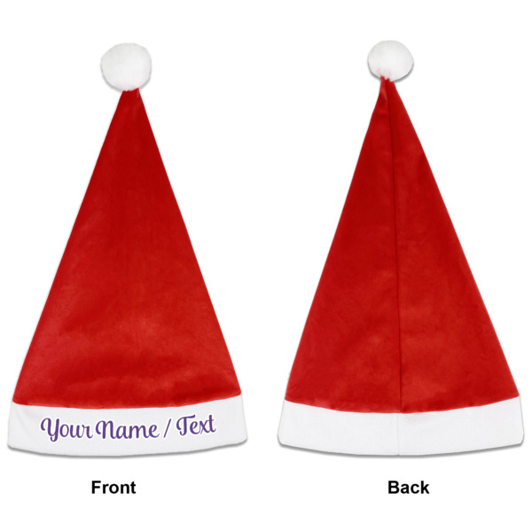 Custom Design - Santa Hats - Front and Back (Single Print) APPROVAL