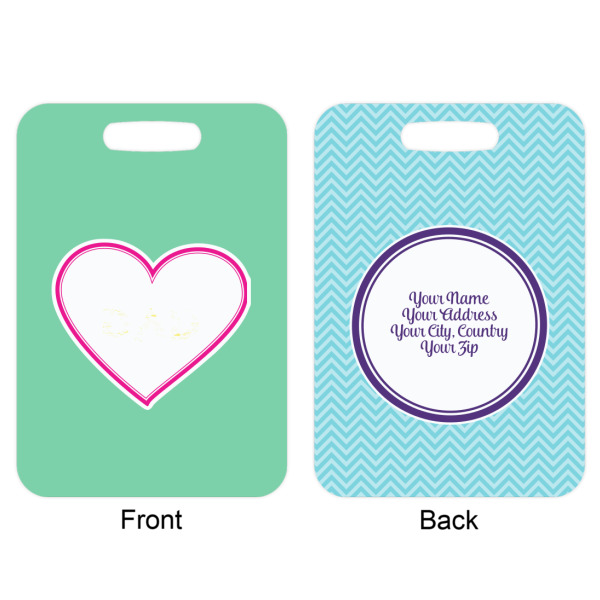 Custom Design - Metal Luggage Tag - Approval