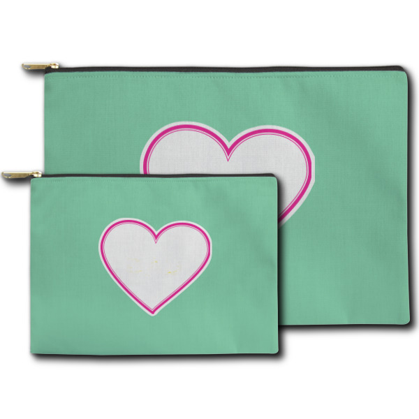 Custom Design - Zippered Pouches - Size Comparison