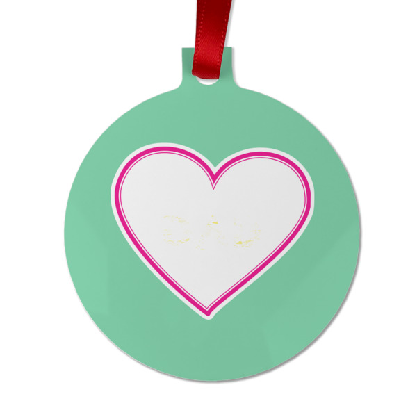 Custom Design - Metal Ball Ornament - Front