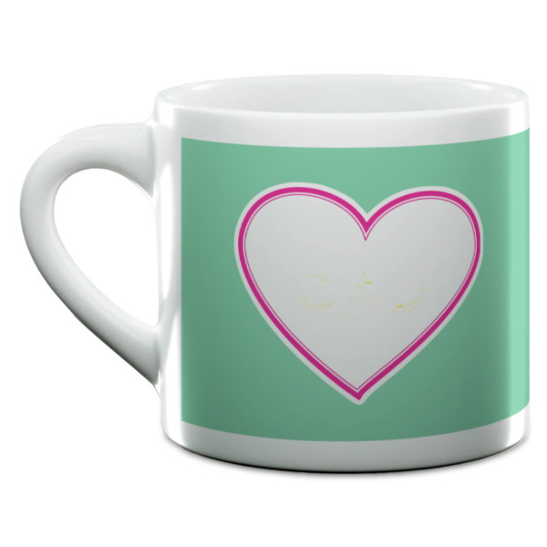 Custom Design - Double Shot Espresso Cup - Single Front