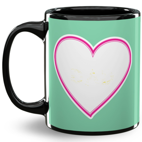 Custom Design Your Own 11 oz Coffee Mug - Black