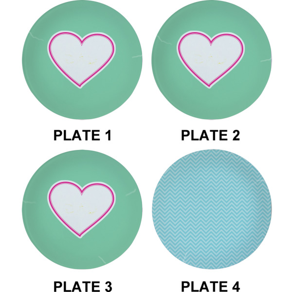 Custom Design - Set of Appetizer / Dessert Plates (Approval)
