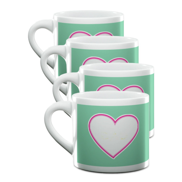 Custom Design Your Own Double Shot Espresso Cups - Set of 4