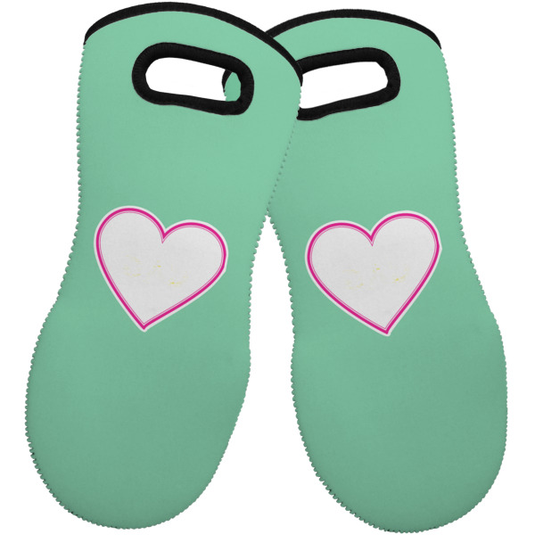 Custom Design - Neoprene Oven Mitt -Set of 2 - Front