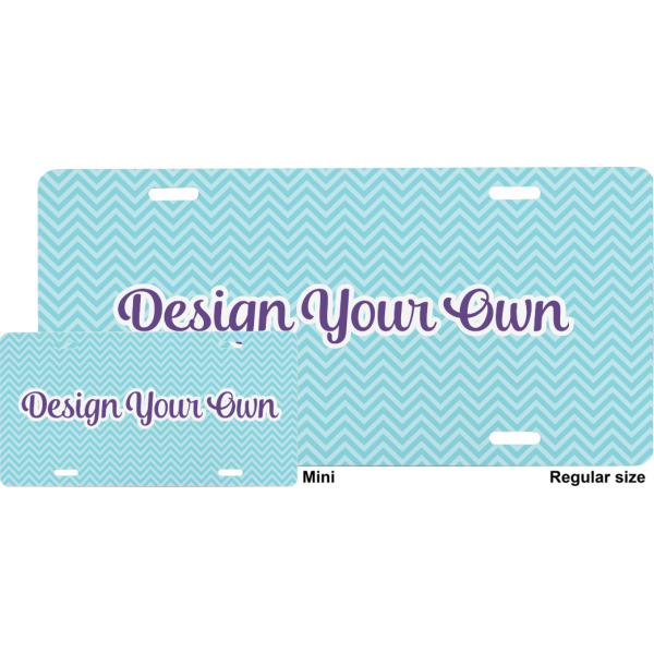 Custom Design - License Plate - Sizes - Four Holes