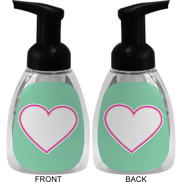 Custom Design - Foam Soap Bottle - Black - Front & Back