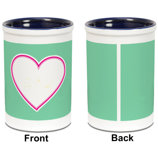 Custom Design - Pencil Holder - Blue - approval