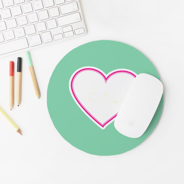 Custom Design - Round Mousepad - LIFESTYLE 2