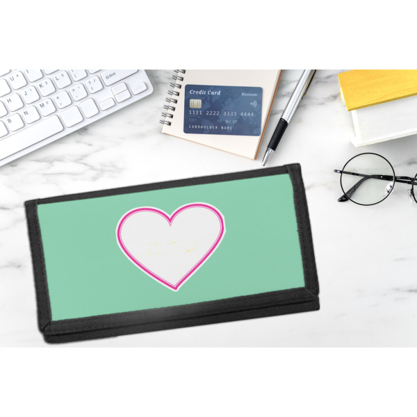 Custom Design - DyeTrans Checkbook Cover - LIFESTYLE