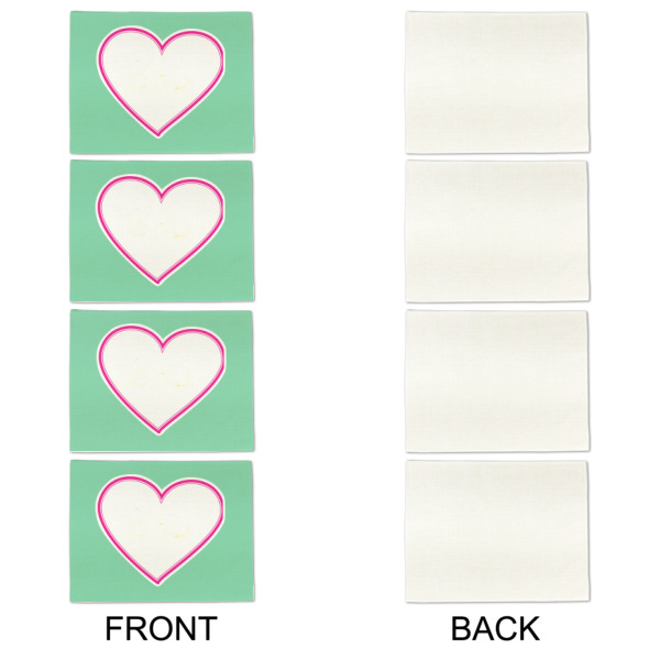 Custom Design - Linen Placemat - APPROVAL Set of 4 (single sided)