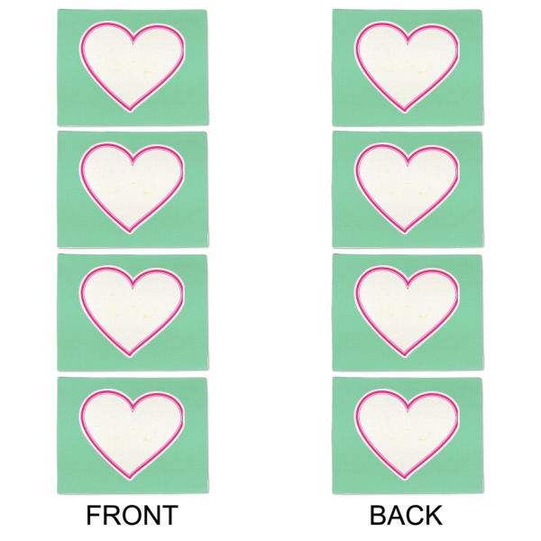 Custom Design - Linen Placemat - Double Sided - Approval - Set of 4