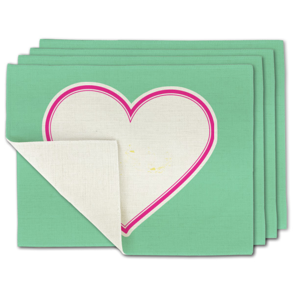 Custom Design Your Own Single-Sided Linen Placemat - Set of 4