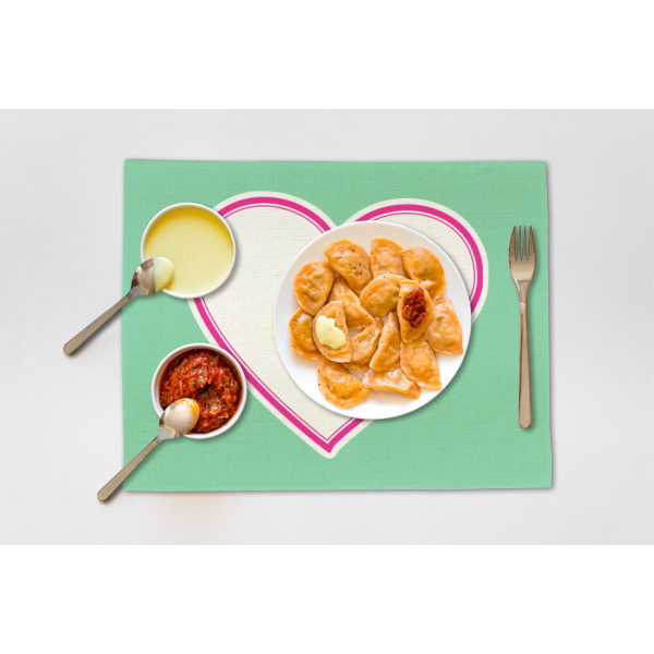 Custom Design - Linen Placemat - Single - Lifestyle