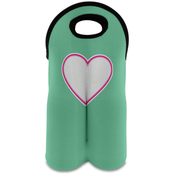 Custom Design Your Own Wine Tote Bag - 2 Bottles