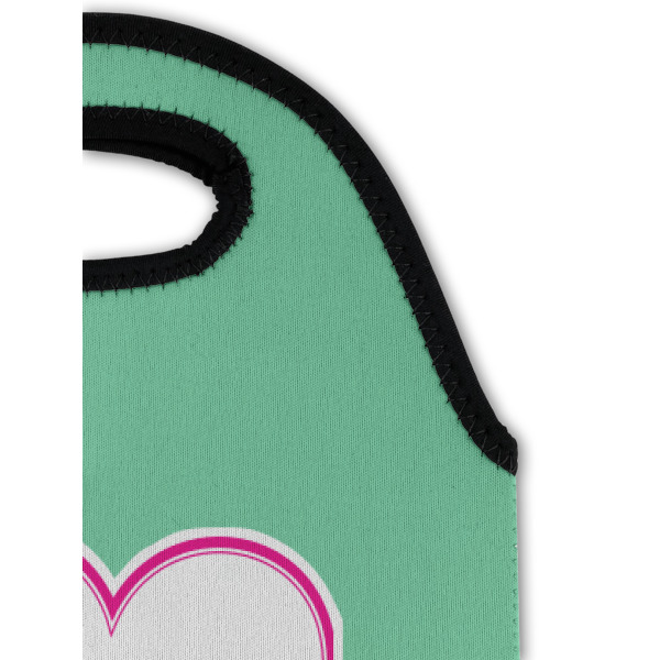 Custom Design - Double Wine Tote - Top Closeup