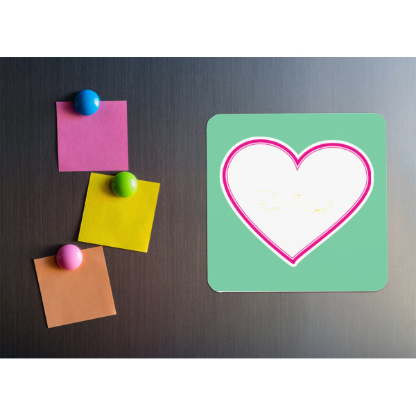 Custom Design - Square Fridge Magnet - LIFESTYLE