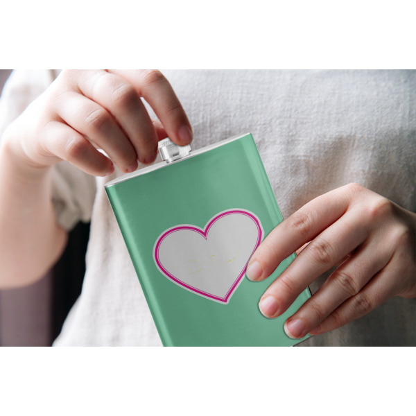 Custom Design - Stainless Steel Flask - LIFESTYLE 1