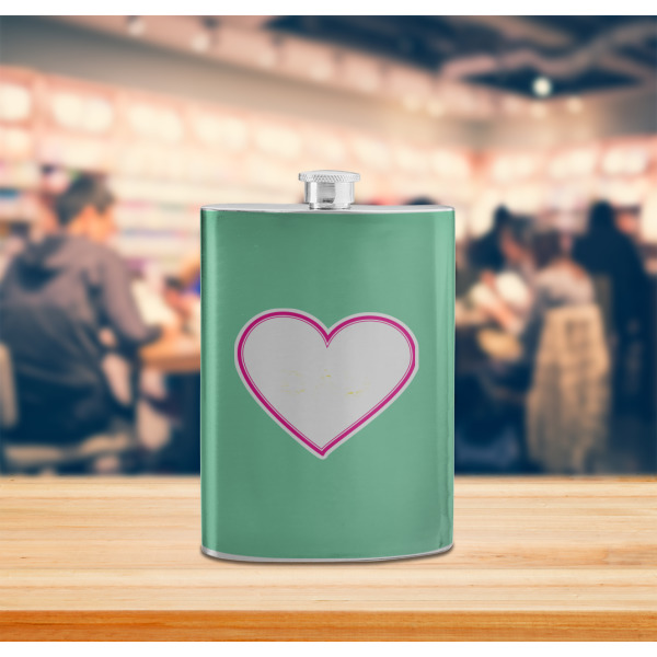 Custom Design - Stainless Steel Flask - LIFESTYLE 2
