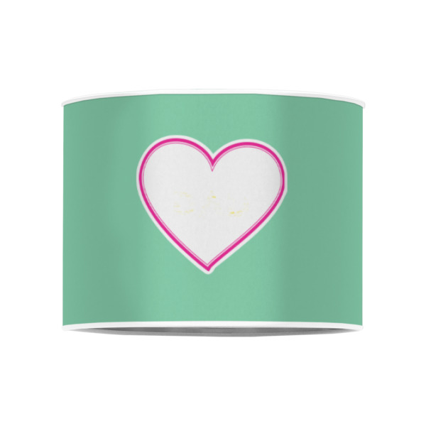 Custom Design - 8" Drum Lampshade - FRONT (Poly Film)