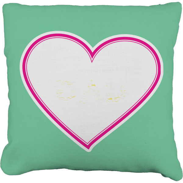 Custom Design Your Own Faux-Linen Throw Pillow 26"