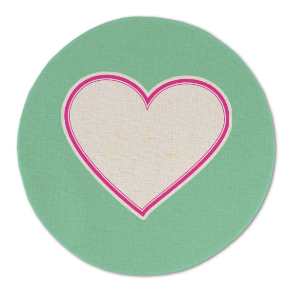 Custom Design Your Own Round Linen Placemat