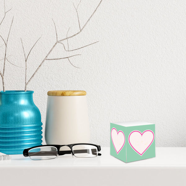 Custom Design - Sticky Note Cube - LIFESTYLE