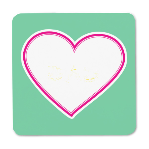 Custom Design - Square Fridge Magnet - FRONT