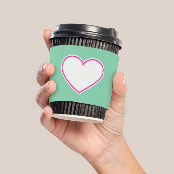 Custom Design - Coffee Cup Sleeve - LIFESTYLE