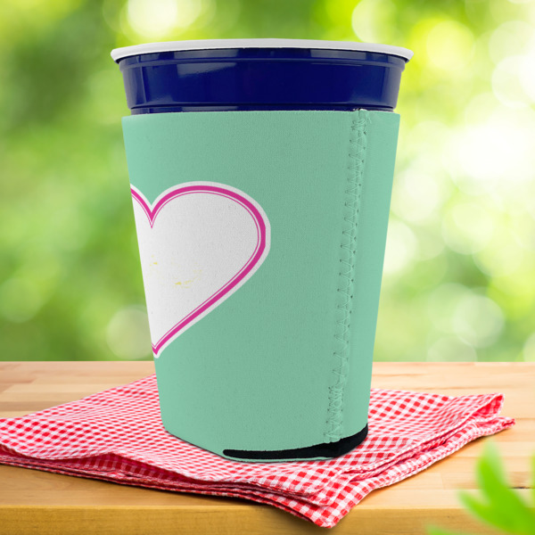 Custom Design - Party Cup Sleeves - with bottom - Lifestyle