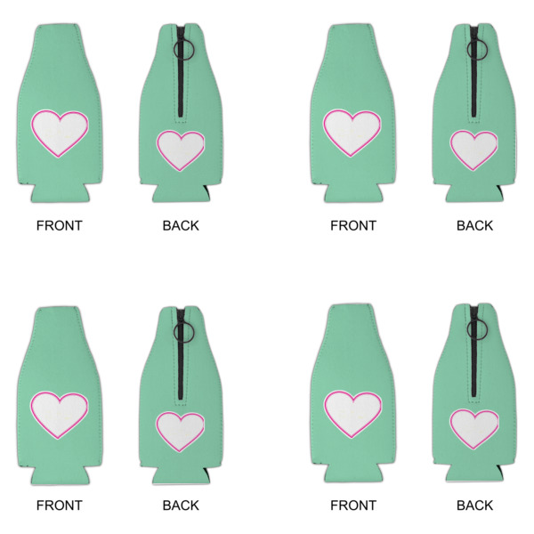 Custom Design - Zipper Bottle Cooler - Set of 4 - Approval