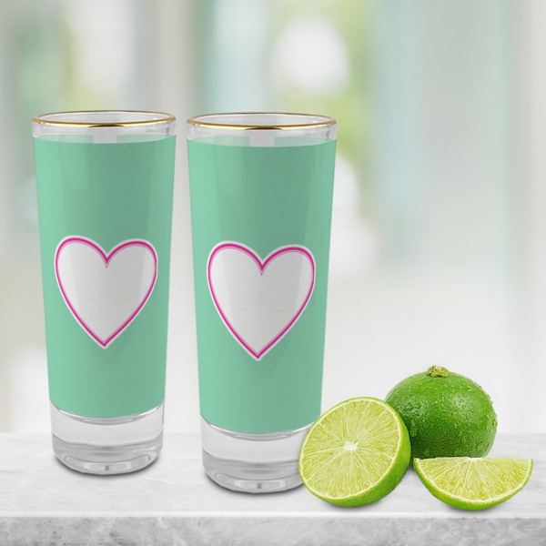 Custom Design - Glass Shot Glass - 2oz - Lifestyle