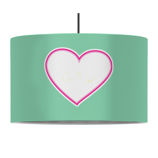 Custom Design - 12" Drum Lampshade - PENDANT (Fabric)