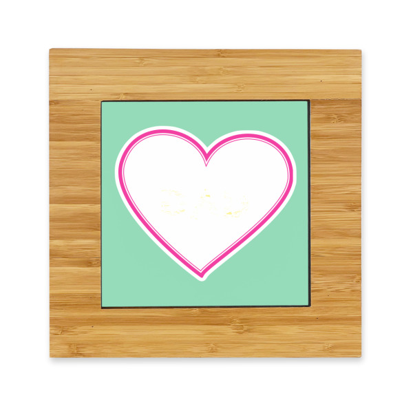 Custom Design Your Own Bamboo Trivet with Ceramic Tile Insert