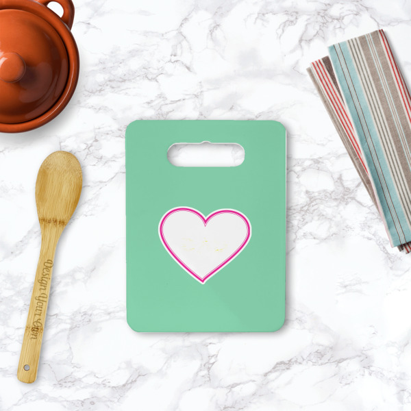 Custom Design - Rectangle Trivet with Handle - LIFESTYLE