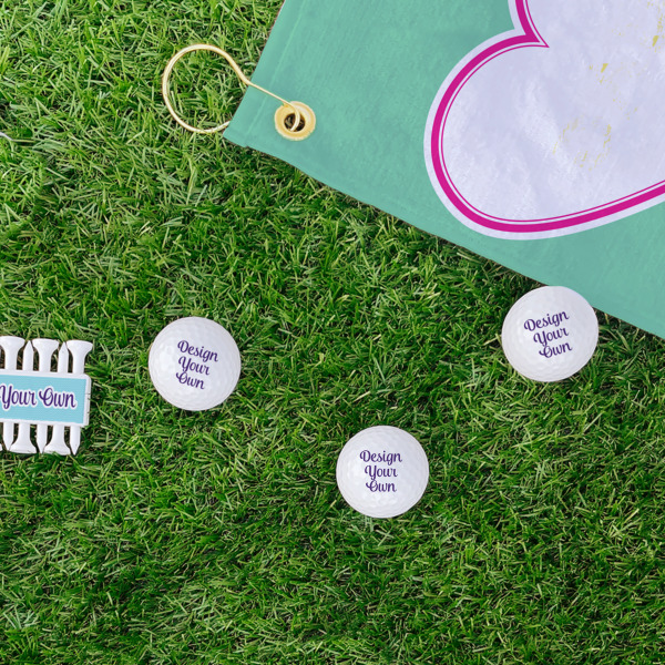 Custom Design - Golf Balls - Generic - Set of 3 - LIFESTYLE