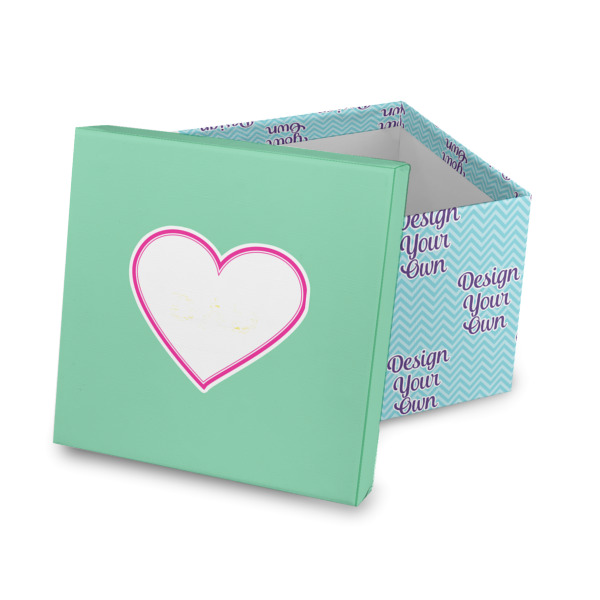 Custom Design Your Own Gift Box with Lid - Canvas Wrapped