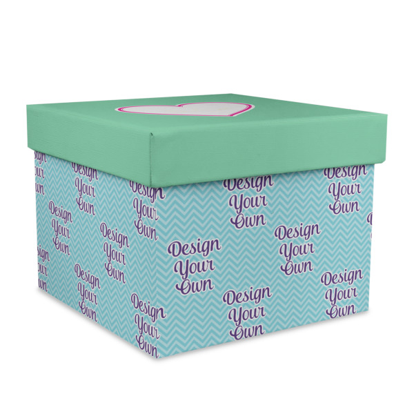 Custom Design Your Own Gift Box with Lid - Canvas Wrapped - X-Large