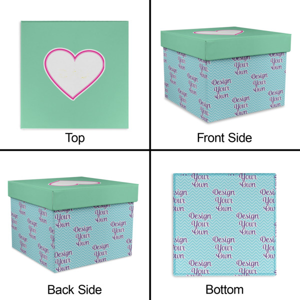 Custom Design - Gift Boxes with Lid - Canvas Wrapped - X-Large - Approval