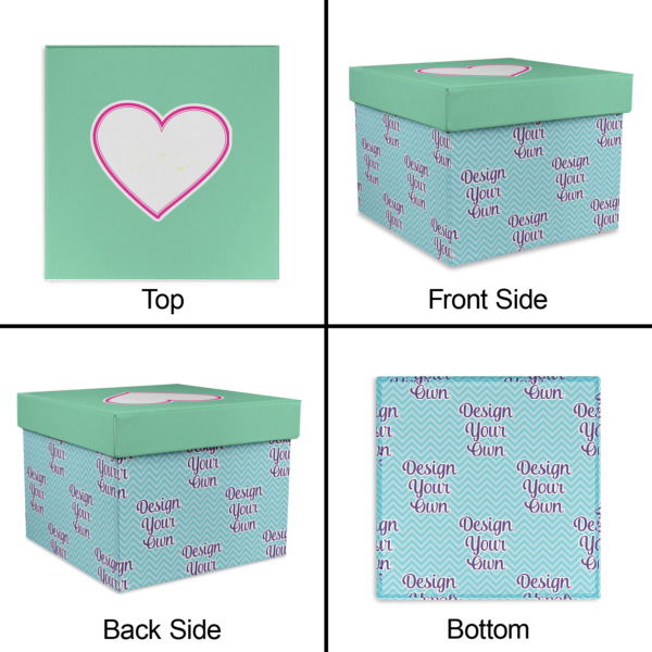 Custom Design - Gift Boxes with Lid - Canvas Wrapped - Large - Approval