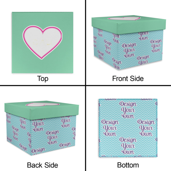Custom Design - Gift Boxes with Lid - Canvas Wrapped - Small - Approval