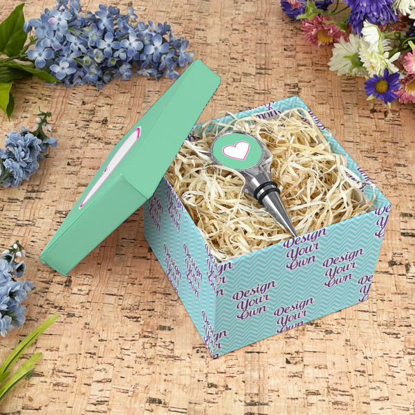 Custom Design - Gift Boxes with Lid - Canvas Wrapped - Medium - In Context