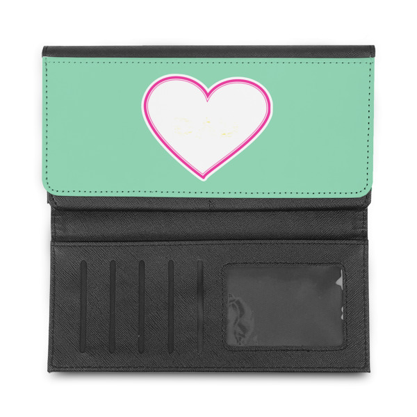 Custom Design - Ladies Wallet - Half Way Open