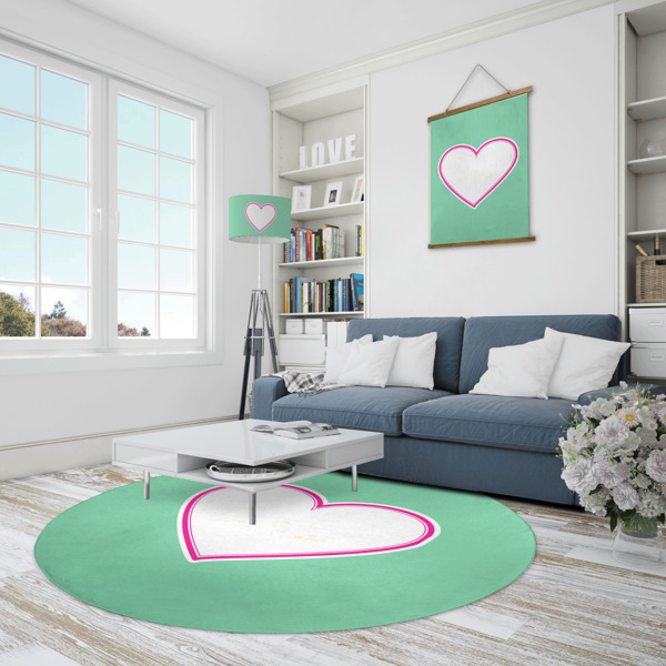 Custom Design - Round Area Rug - IN CONTEXT