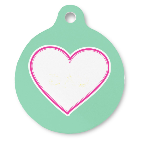 Custom Design Your Own Round Pet ID Tag