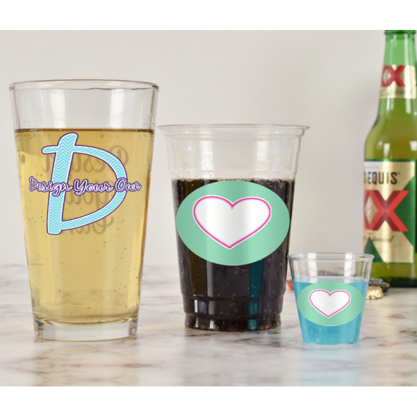 Custom Design - Pint Glass - Two Content - In Context